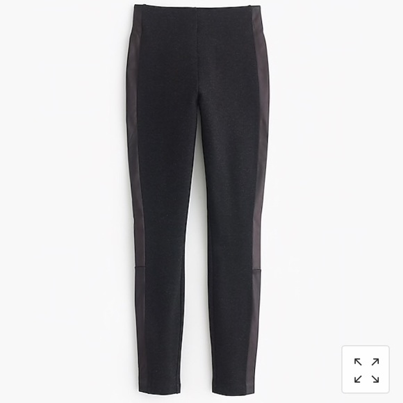 NWT ✨ J.Crew Pixie Pant Leather Tux Stripe - Picture 2 of 5